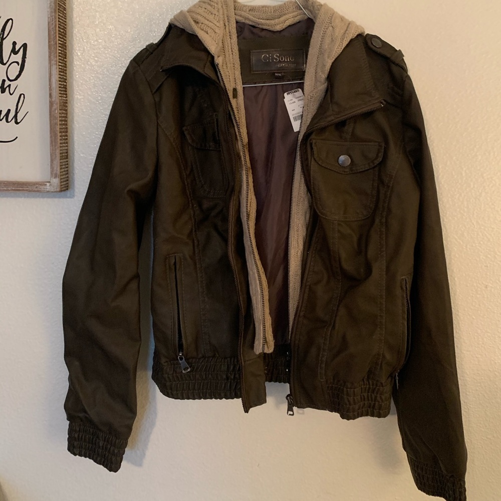 Leather jacket